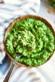 Shetland Kale Pesto Courgetti